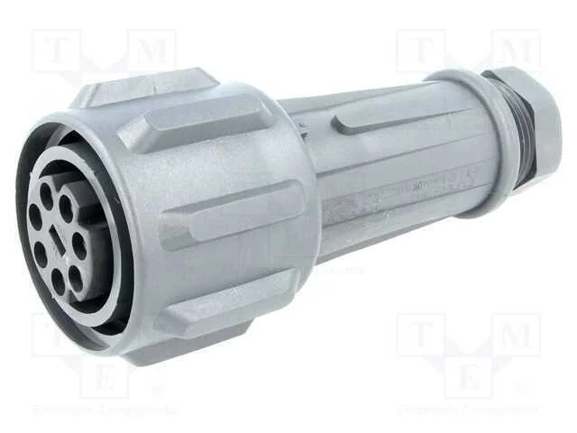 Conector: Redondos, Ficha, F&ecirc;mea, Pin: 7, Rosca Interna,Torcidos
