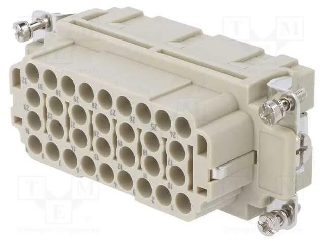Conector: HDC, inserto de contatos, f&ecirc;mea, DEE, P.