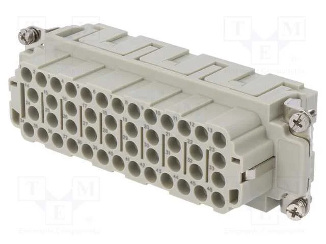 Conector: HDC, inserto de contatos, f&ecirc;mea, DEE, P.