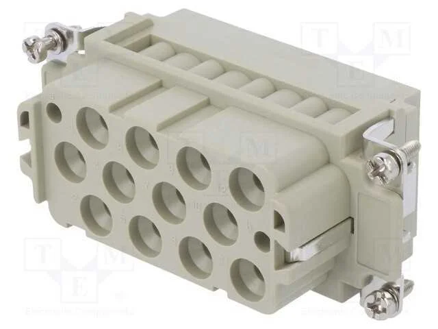 Conector: HDC, inserto de contatos, f&ecirc;mea, DK, PI.
