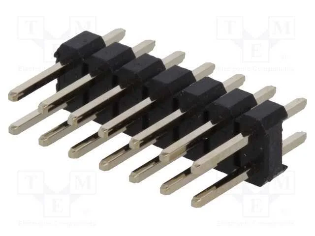 Barra de Pinos, Pinos, Macho, Pin: 14, Simples, 2,54mm, Tht, 2x7