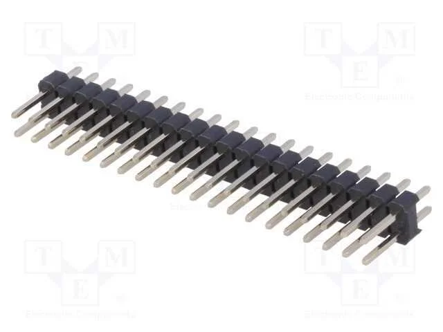 Barra de Pinos, Pinos, Macho, Pin: 40, Simples, 2,54mm, Tht, 2x20