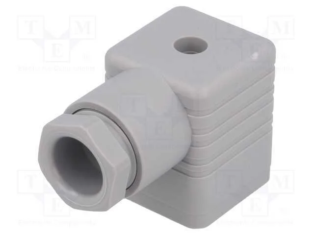 Conector: de v&aacute;lvulas, ficha, formato A, 18mm, f&ecirc;.