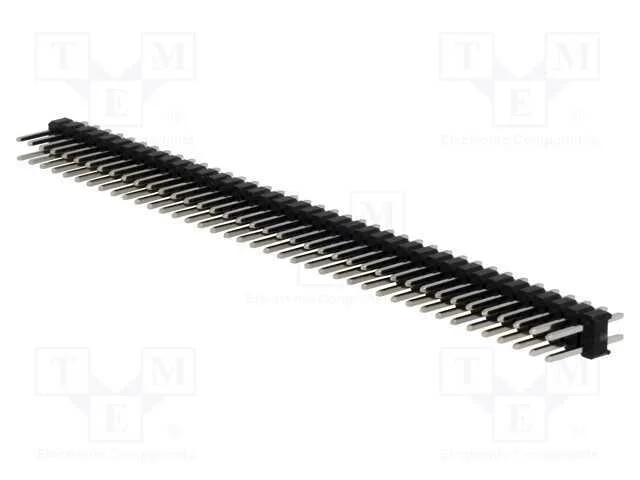 Barra de Pinos, Pinos, Macho, Pin: 80, Simples, 2,54mm, Tht, 2x40