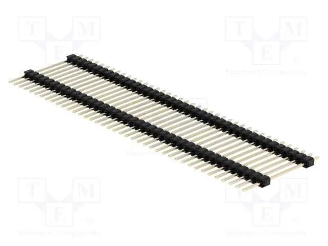 Barra de Pinos, Pinos, Macho, Pin: 40, de Andar, Simples, 2,54mm