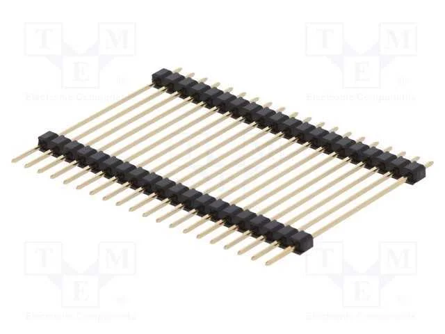 Barra de Pinos, Pinos, Macho, Pin: 20, de Andar, Simples, 2,54mm