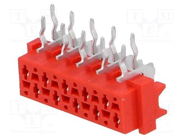 Micro-Match, Tomada, F&ecirc;mea, Pin: 10, Tht, para Pcb, Sistema: 2x5