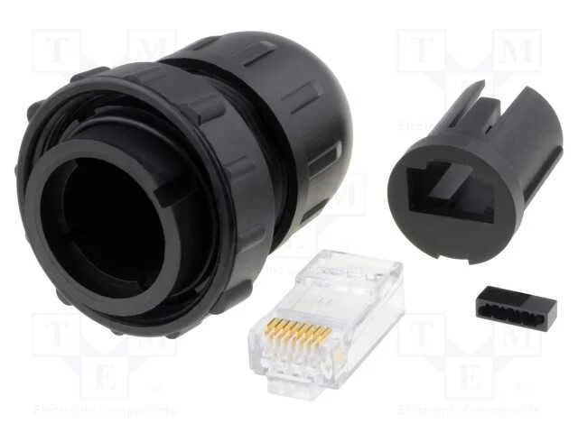 Ficha, Rj45, Dc, Pin: 8, Cat: 6, Sistema: 8p8c, Bloqueio: Torcidos
