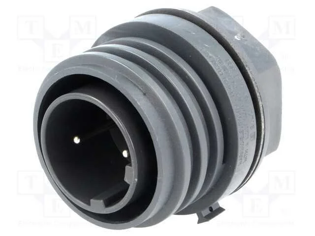 Conector: Redondos, Tomada, Macho, Pin: 2, Rosca Externa,Torcidos