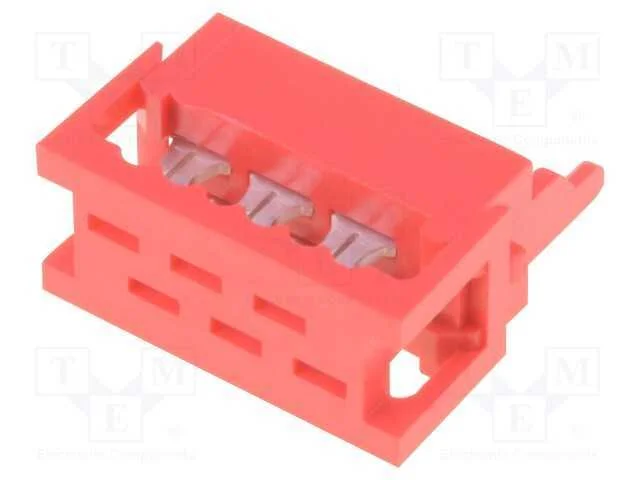 Fio-Placa, Ficha, Macho, Pin: 6, Idc, para Fita, 1,5a, 30mo, 1,27mm