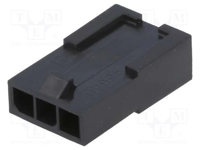 Ficha, fio-fio, macho, Micro-Fit 3.0, 3mm, PIN: 3.