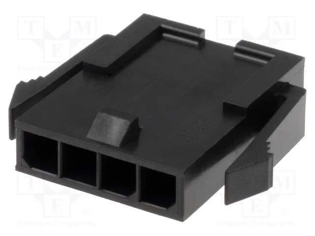 Ficha, Fio-Fio, Macho, Micro-Fit 3.0, 3mm, Pin: 4, Sem Contactos