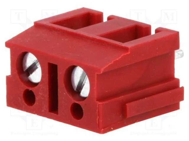 PCB bloco terminal, angulares 90, 7,5mm, faixas: .