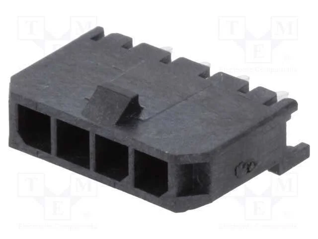 Tomada, fio-placa, macho, Micro-Fit 3.0, 3mm, PIN.