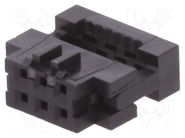 Ficha, Idc, F&ecirc;mea, Pin: 6, Sem Press&atilde;o de Cabo, Idc, para Fita, 1mm