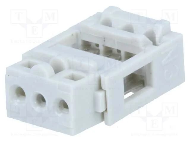 Ficha, Idc, F&ecirc;mea, Pin: 3, Idc, Tht, 2,54mm, Estanhado, Sistema: 1x3