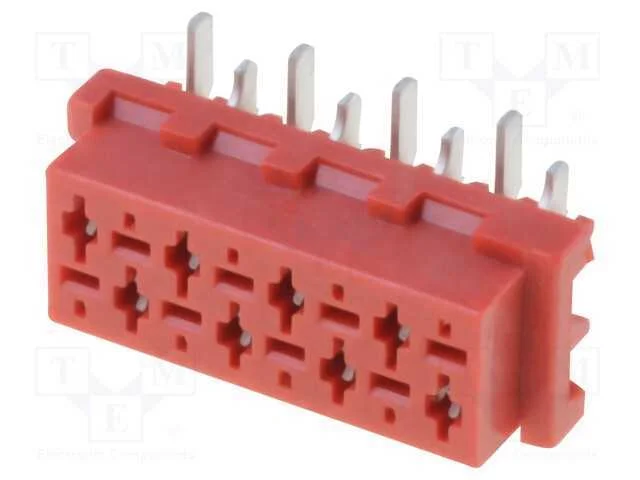 Fio-Placa, Tomada, F&ecirc;mea, Pin: 8, Smt, para Pcb, 1,5a, 30mo, Vertical