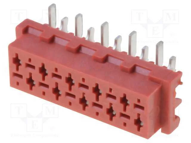 Fio-placa, tomada, f&ecirc;mea, PIN: 10, SMT, para PCB,.