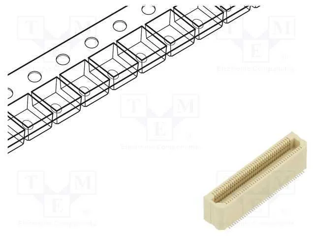 Conector: Placa-Placa, F&ecirc;mea, Pin: 80, 0,5mm, Archer .5, Smt