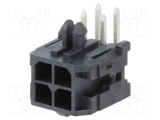 Tomada, fio-placa, macho, Micro-Fit 3.0, 3mm, PIN.