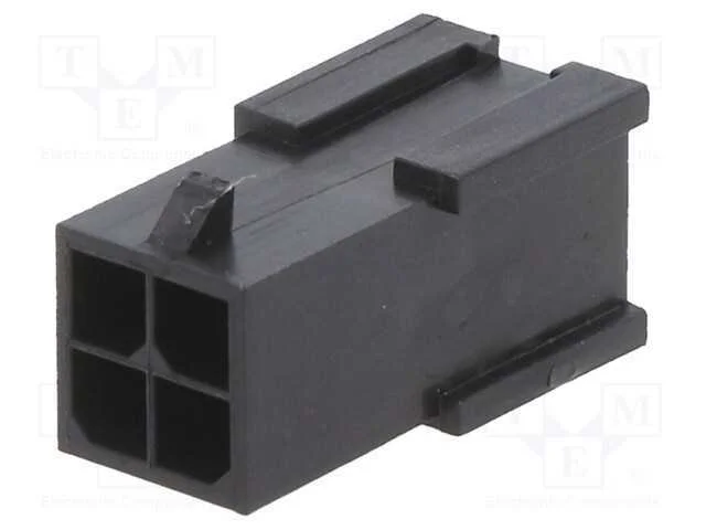 Ficha, fio-placa, macho, Minitek Pwr 3.0, 3mm, PI.