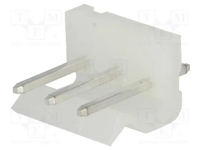 Tomada, Fio-Placa, Macho, 5,08mm, Pin: 3, Tht, 250v, 7a, Estanhado