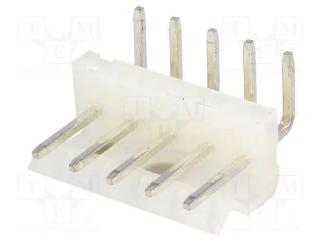 Tomada, Fio-Placa, Macho, 5,08mm, Pin: 5, Tht, 250v, 7a, Estanhado