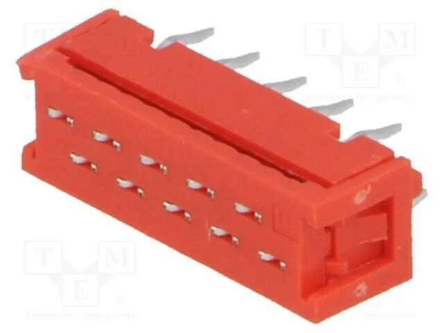 Fio-placa, passo, PIN: 10, IDC,THT, para PCB,para.