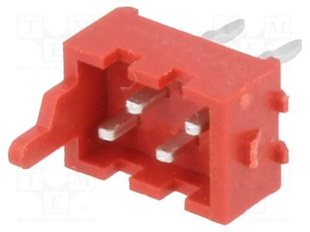 Fio-Placa, Tomada, Macho, Pin: 4, Tht, para Pcb, 30v, 1a, -40&divide;105c