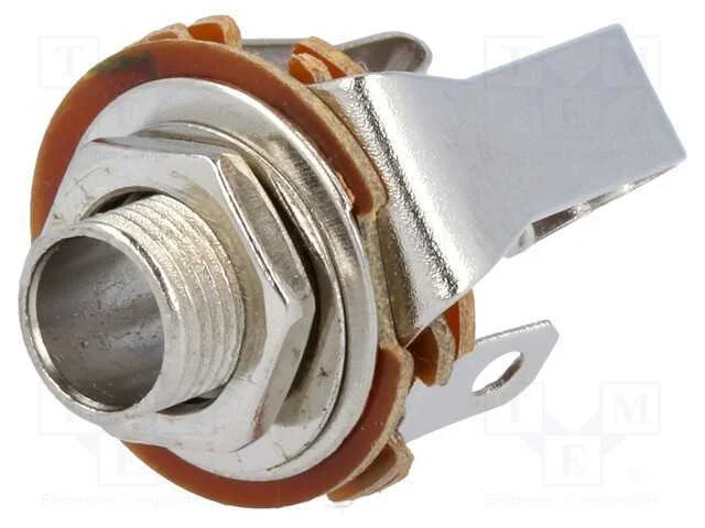 Tomada, Jack 6,3mm, f&ecirc;mea, abertas,stereo, faixas.