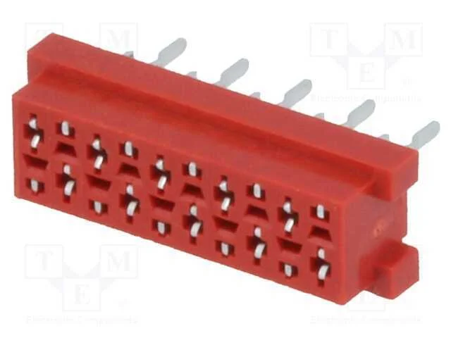 Fio-placa, tomada, f&ecirc;mea, PIN: 10, THT, para PCB,.