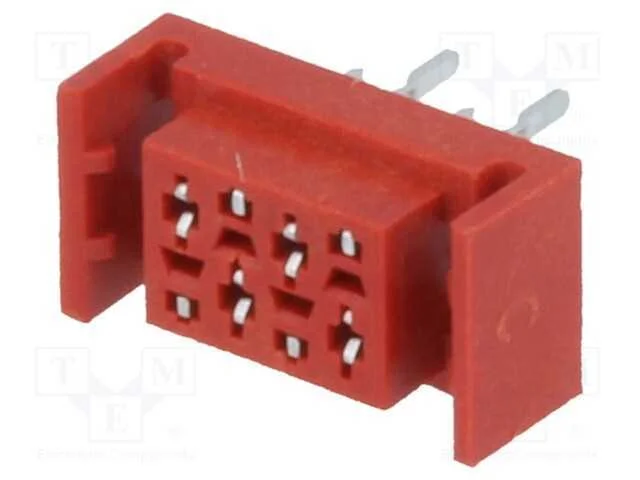 Fio-placa, tomada, f&ecirc;mea, PIN: 4, THT, para PCB, .