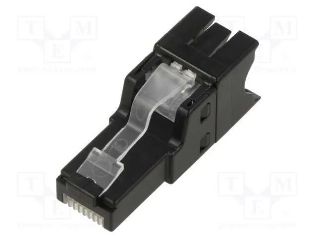 Ficha, Rj45, Pin: 8, Cat: 6a, Sistema: 8p8c, 26awg&divide;22awg, com Cabo