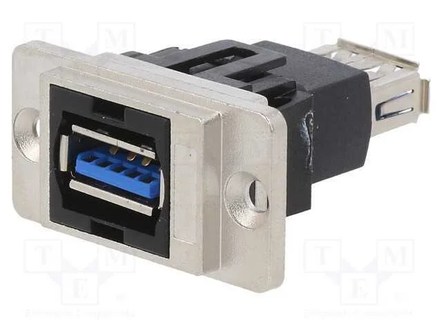 Conector, USB A tomada,em ambos os lados, DUALSLI.