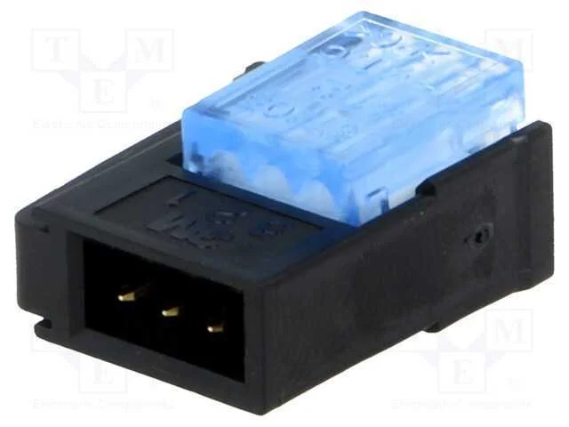 Fio-fio/placa, ficha, macho, PIN: 3, 2mm, IDC, co.