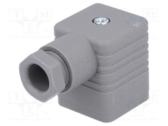 Conector: de v&aacute;lvulas, ficha, formato A, 18mm, f&ecirc;.