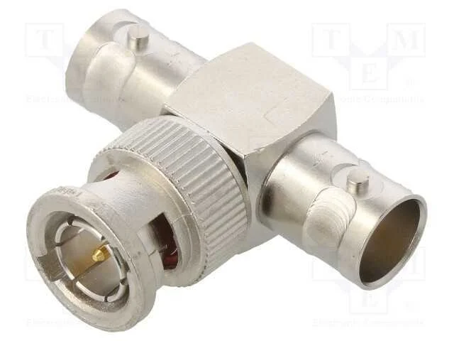 T- Conector, Bnc Tomada X2,Bnc Ficha, Isolamento: Ptfe, 75o, 4ghz