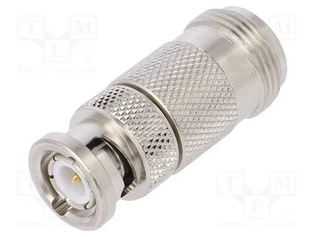 Adaptador, BNC macho,N f&ecirc;mea, Isolamento: PTFE, 5.