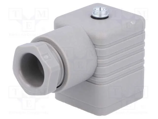 Conector: de V&aacute;lvulas, Ficha, Formato A, 18mm, F&ecirc;mea, Pin: 4, 1,5mm2