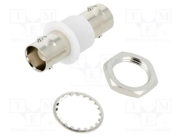 Conector, tomada BNC,em ambos os lados, simples, .