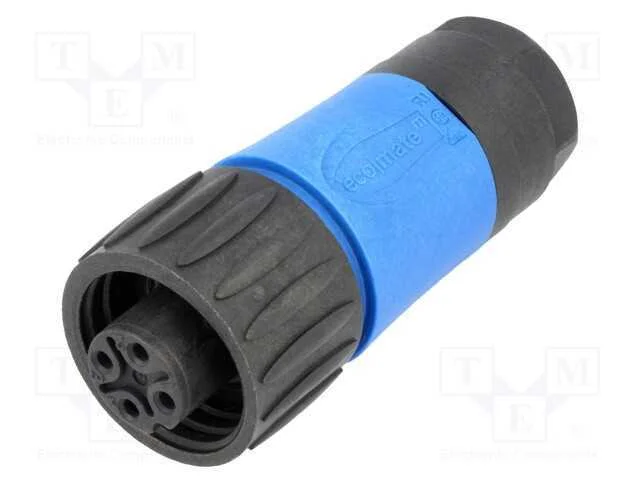 Conector: redondos, ficha, com cabo, PIN: 4, f&ecirc;me.