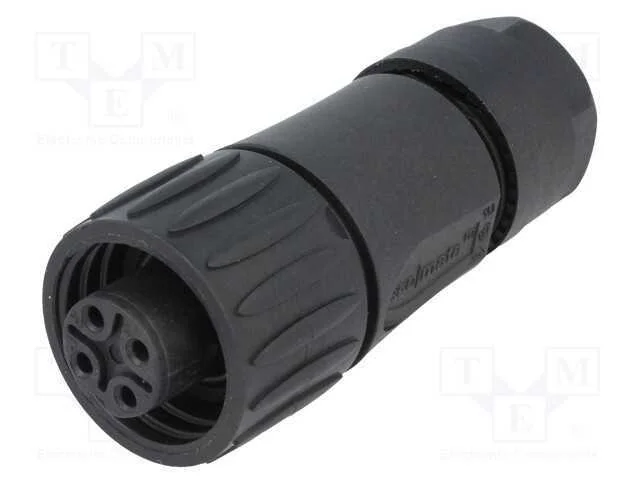 Conector: Redondos, Ficha, com Cabo, Pin: 4, F&ecirc;mea, Ecomate (C016)