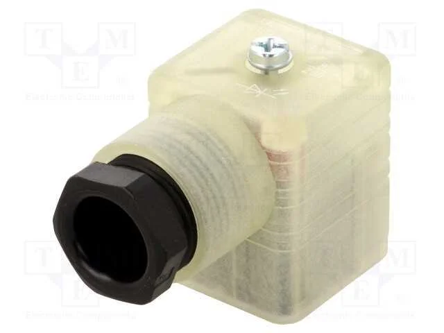Conector: de V&aacute;lvulas, Ficha, Formato A, 18mm, F&ecirc;mea, Pin: 3, 1,5mm2