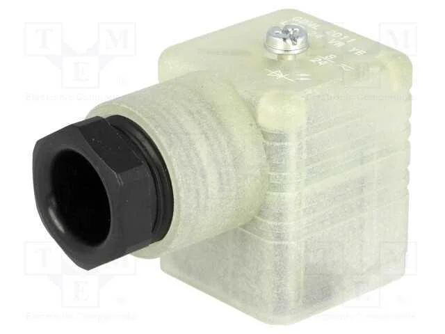 Conector: de V&aacute;lvulas, Ficha, Formato A, 18mm, F&ecirc;mea, Pin: 3, 1,5mm2