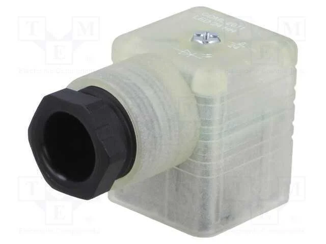 Conector: de v&aacute;lvulas, ficha, formato A, 18mm, f&ecirc;.