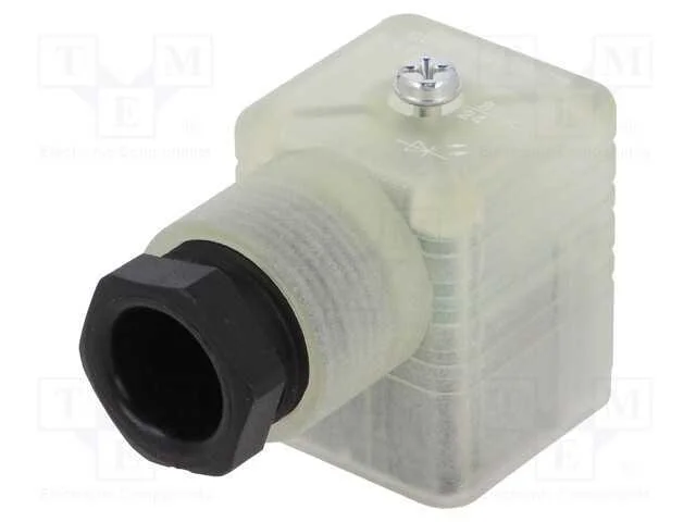 Conector: de V&aacute;lvulas, Ficha, Formato A, 18mm, F&ecirc;mea, Pin: 3, 1,5mm2