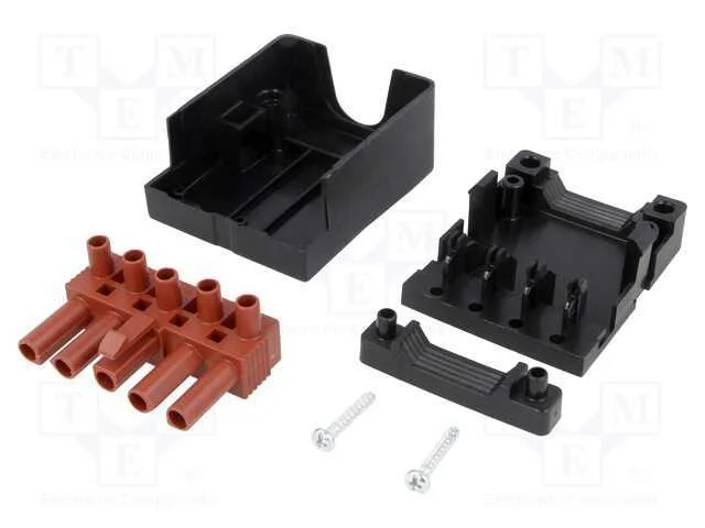 Conector: Bloco Terminal Separ&aacute;vel, Terminal Parafusado, Macho