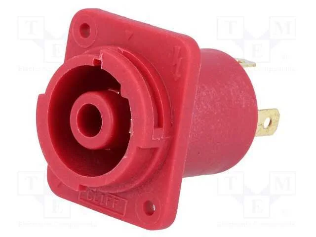 Conector: Redondos, Conectores 4,8mm,Solda, Cliffcon, 20a, 250vac