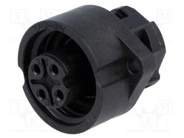 Conector: redondos, tomada, colarinho (2 abertura.