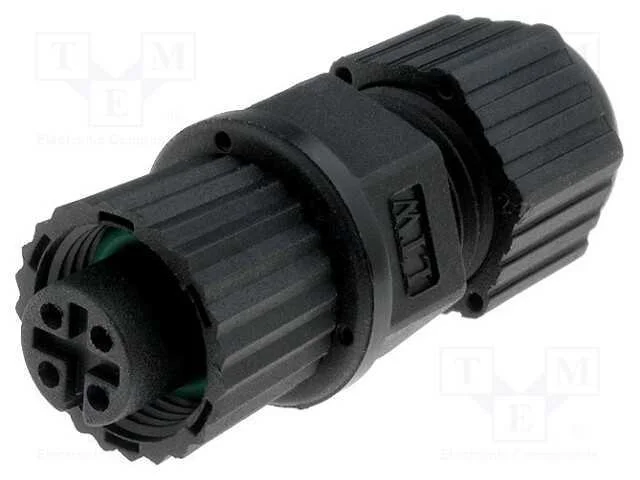 Ficha, M12, Pin: 4, F&ecirc;mea, C&oacute;digo A-Devicenet / Canopen, com Cabo